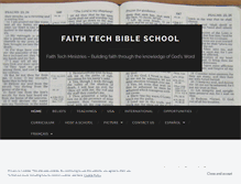 Tablet Screenshot of faithtech.org